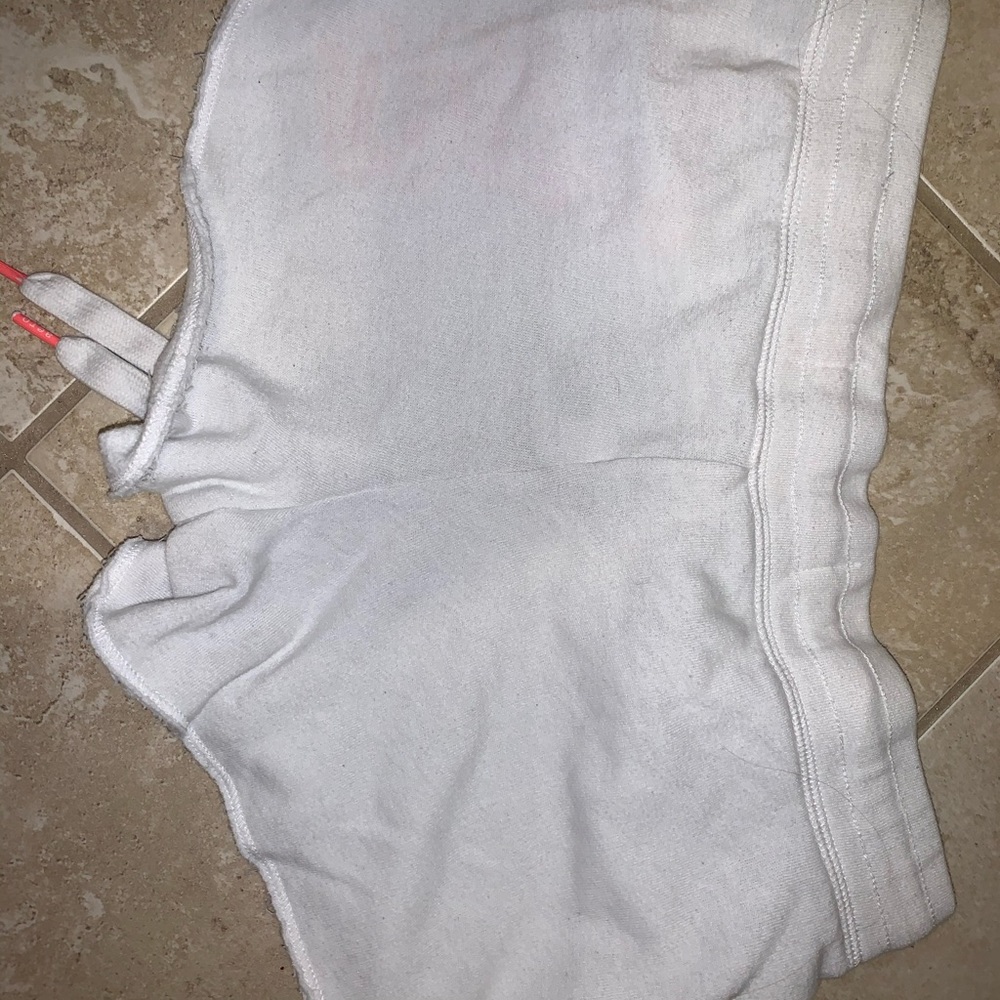 White aero shorts